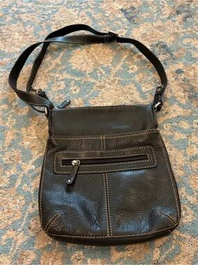 Fossil Black Leather Handbag